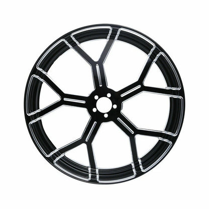 23" Front Wheel Rim for Harley Touring (2008–2025) - Single Disc Hub Fender