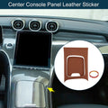 Center Console Panel Sticker Replacement for Mercedes-Benz GLC Class X254 (2023–2024) Brown 1 Set