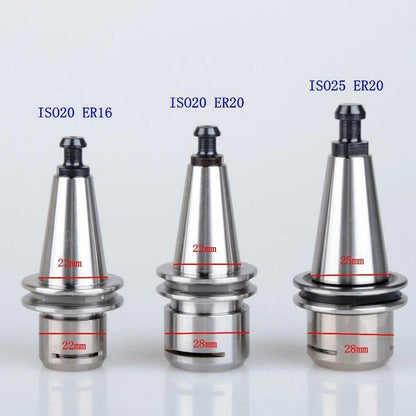 ISO20 ER16 Collet Chuck for Stable Performance (0.002 Bounce)
