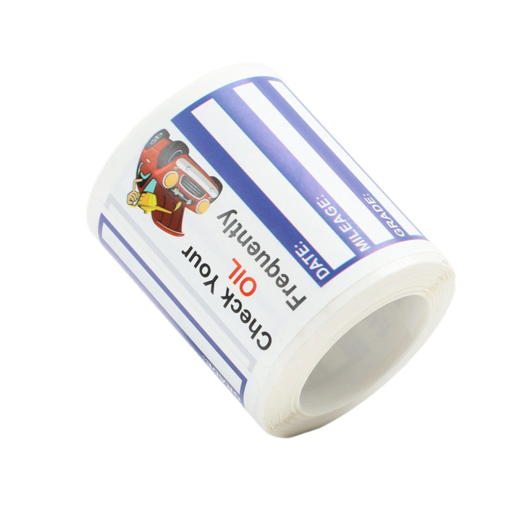 Reminder Label Stickers for Car Maintenance (Universal)