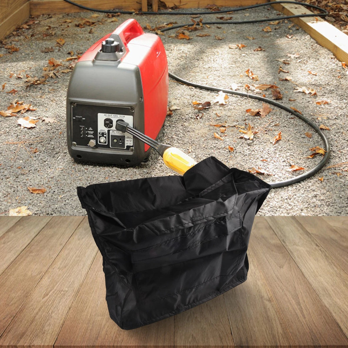 Waterproof Generator Cover for Inverter Generators (Heavy Duty 420D Fabric)