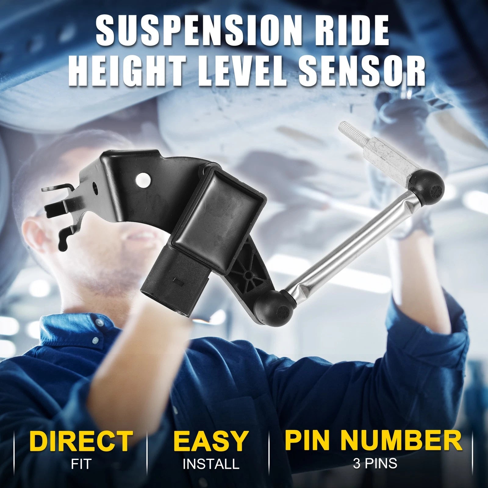Air Suspension Ride Height Level Sensor for Audi A6 allroad (2012–2018)