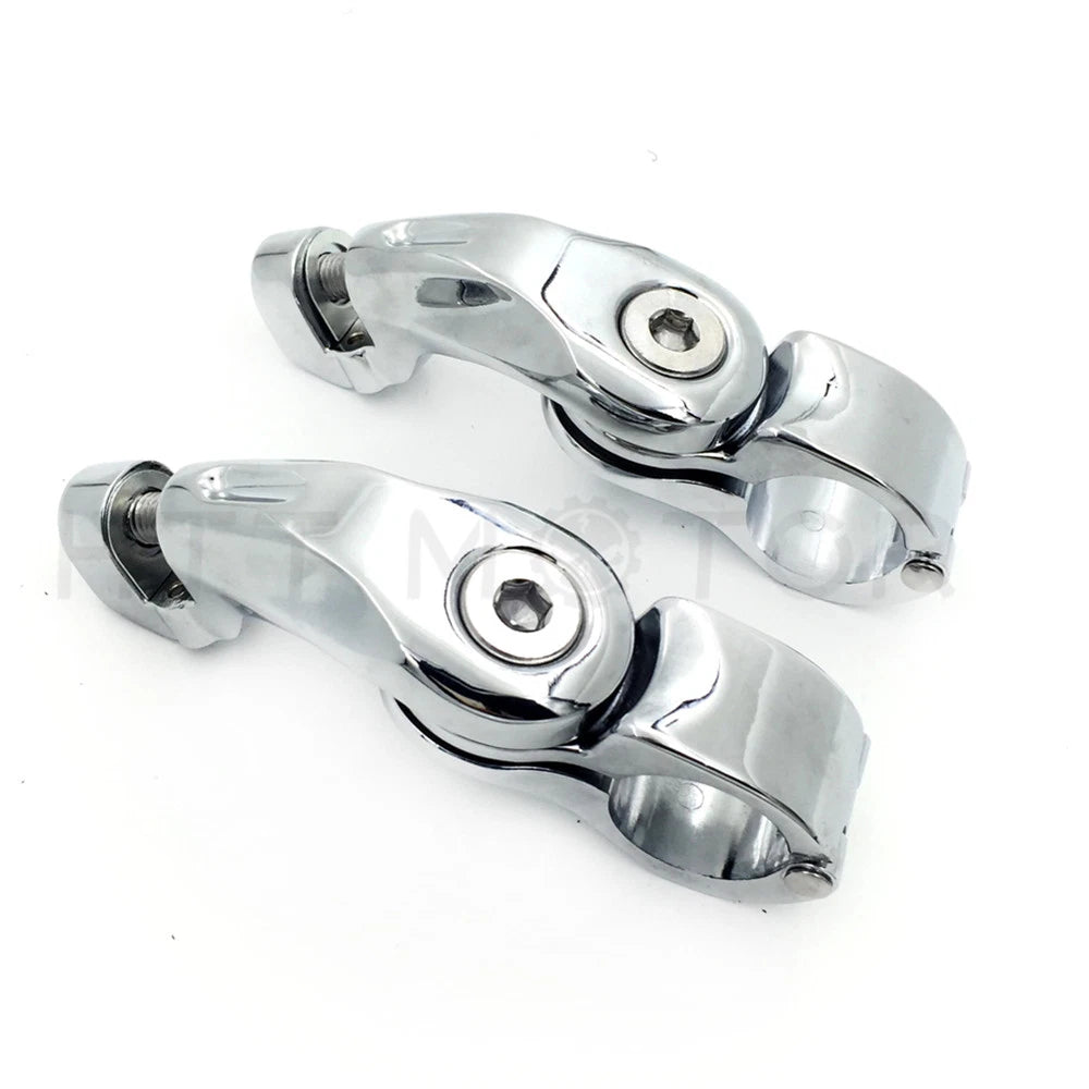 2.5" Short Angled Adjustable Foot Peg Mount Kit for Kawasaki