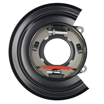 Rear Parking Brake Assembly w/Backing Plate for Ford F-350 Super Duty (1999–2004)