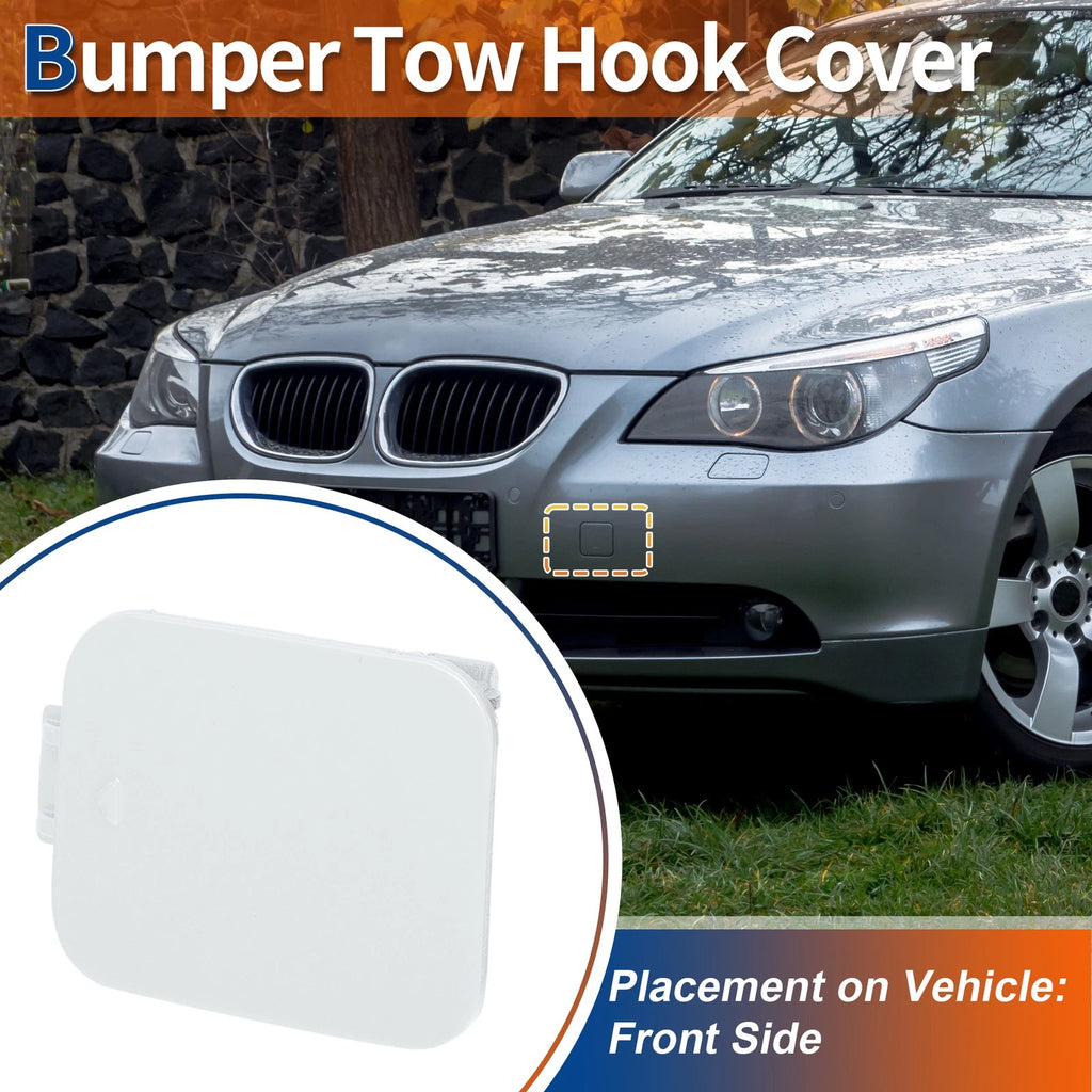 Front Tow Hook Cover Replacement for BMW 528i 535i 550i (2011–2016)