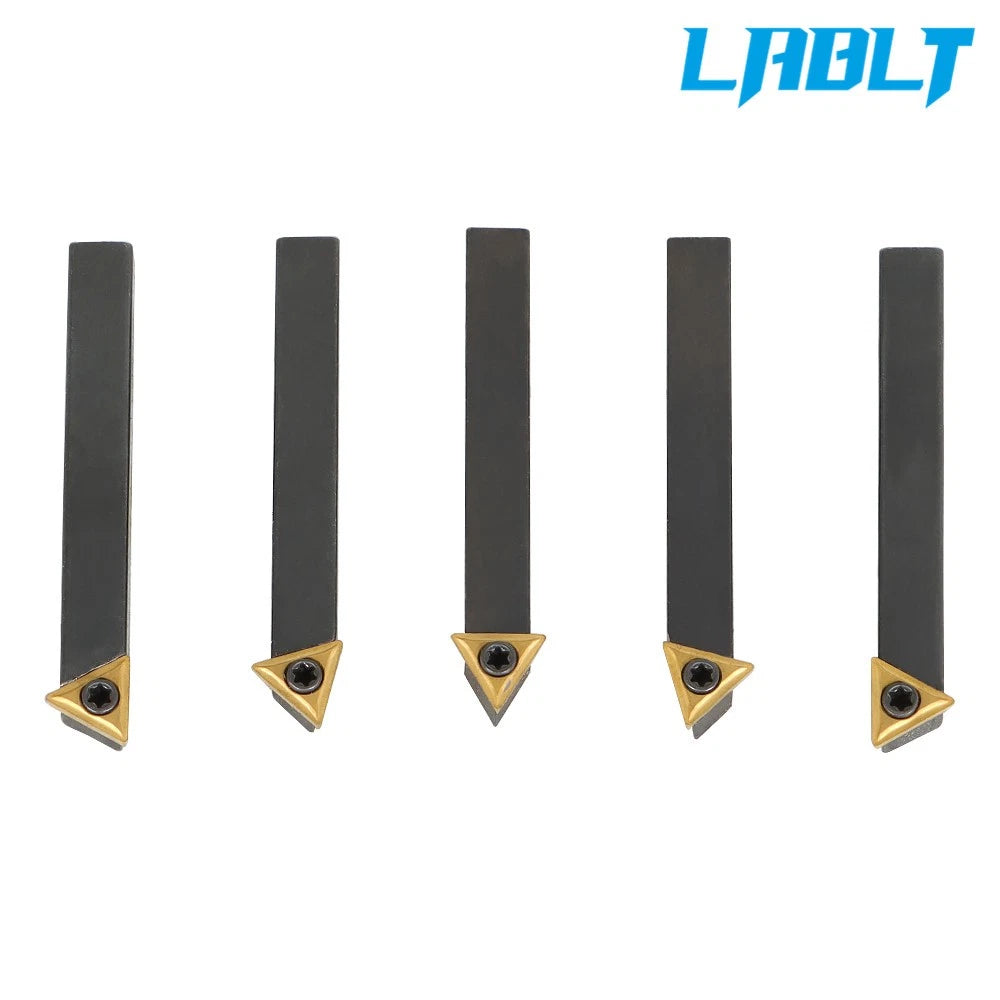 5X Carbide Indexable Turning Tool Set for Lathes (LABLT)