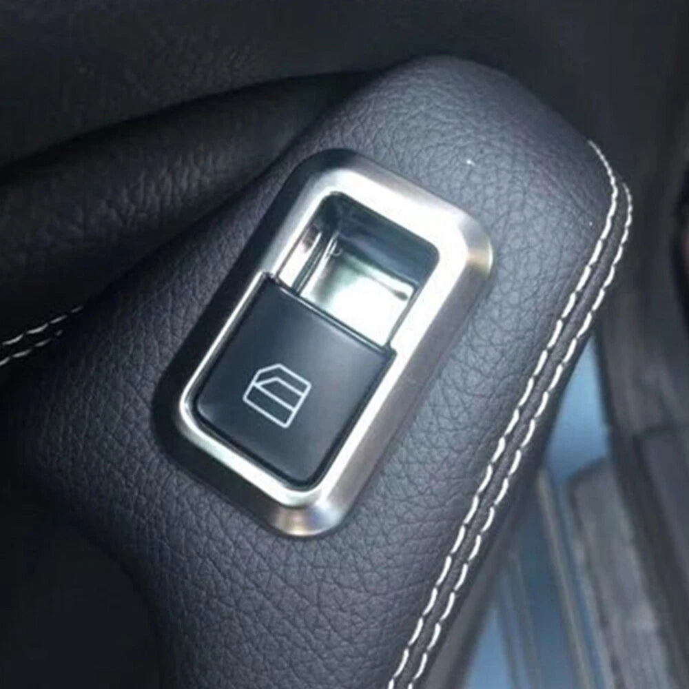 5pcs Window Switch Cover Trim for Mercedes Benz A B C E Class (W176 W246 W204)