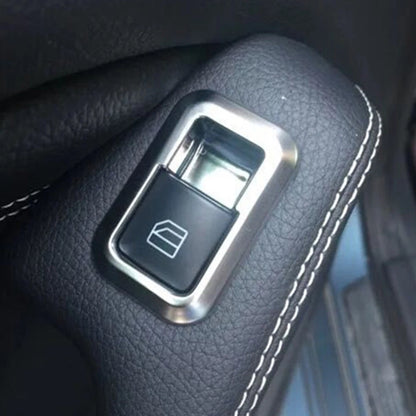 5pcs Window Switch Cover Trim for Mercedes Benz A B C E Class (W176 W246 W204)