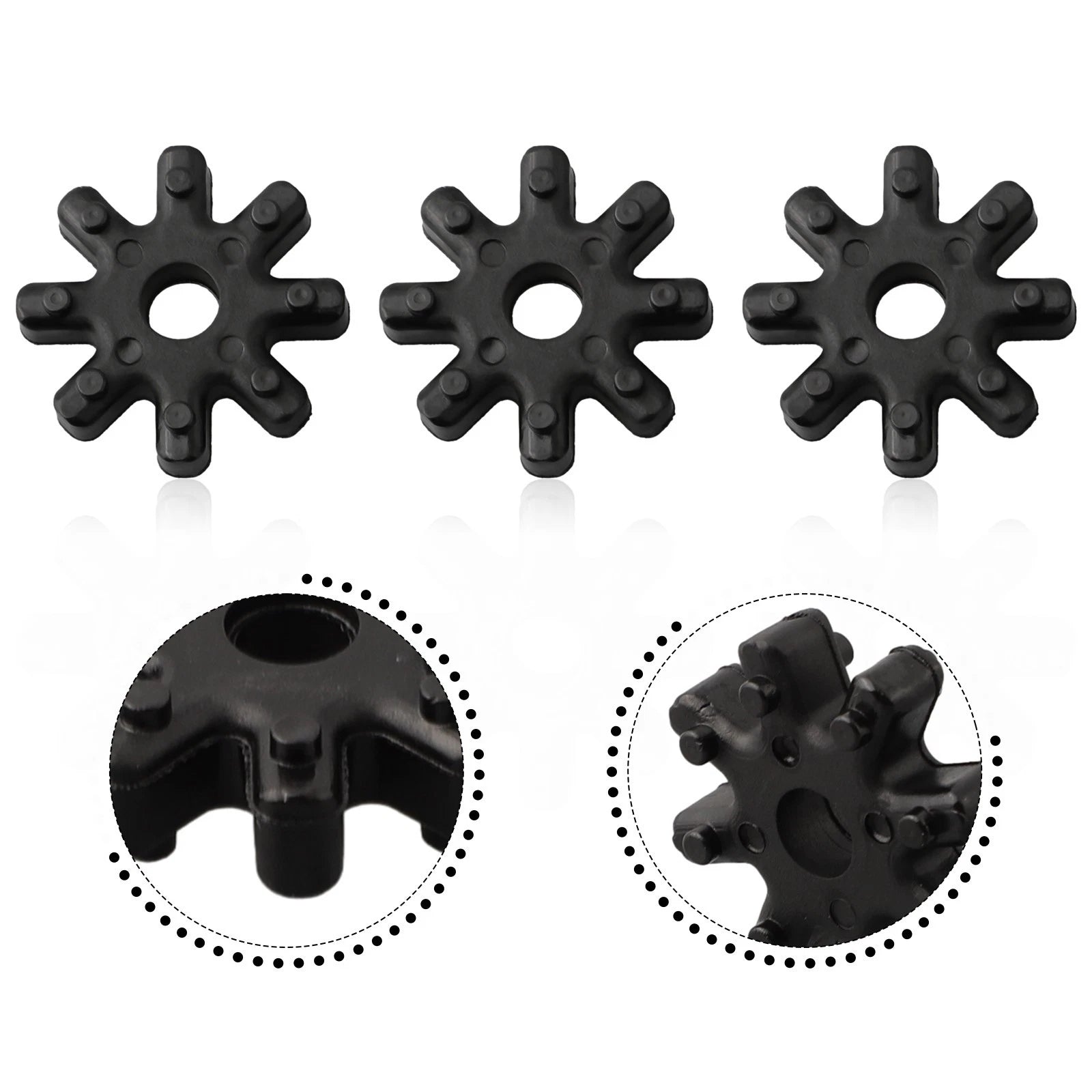 3X Flexible Coupling for 6315-2K000FFF Rubber