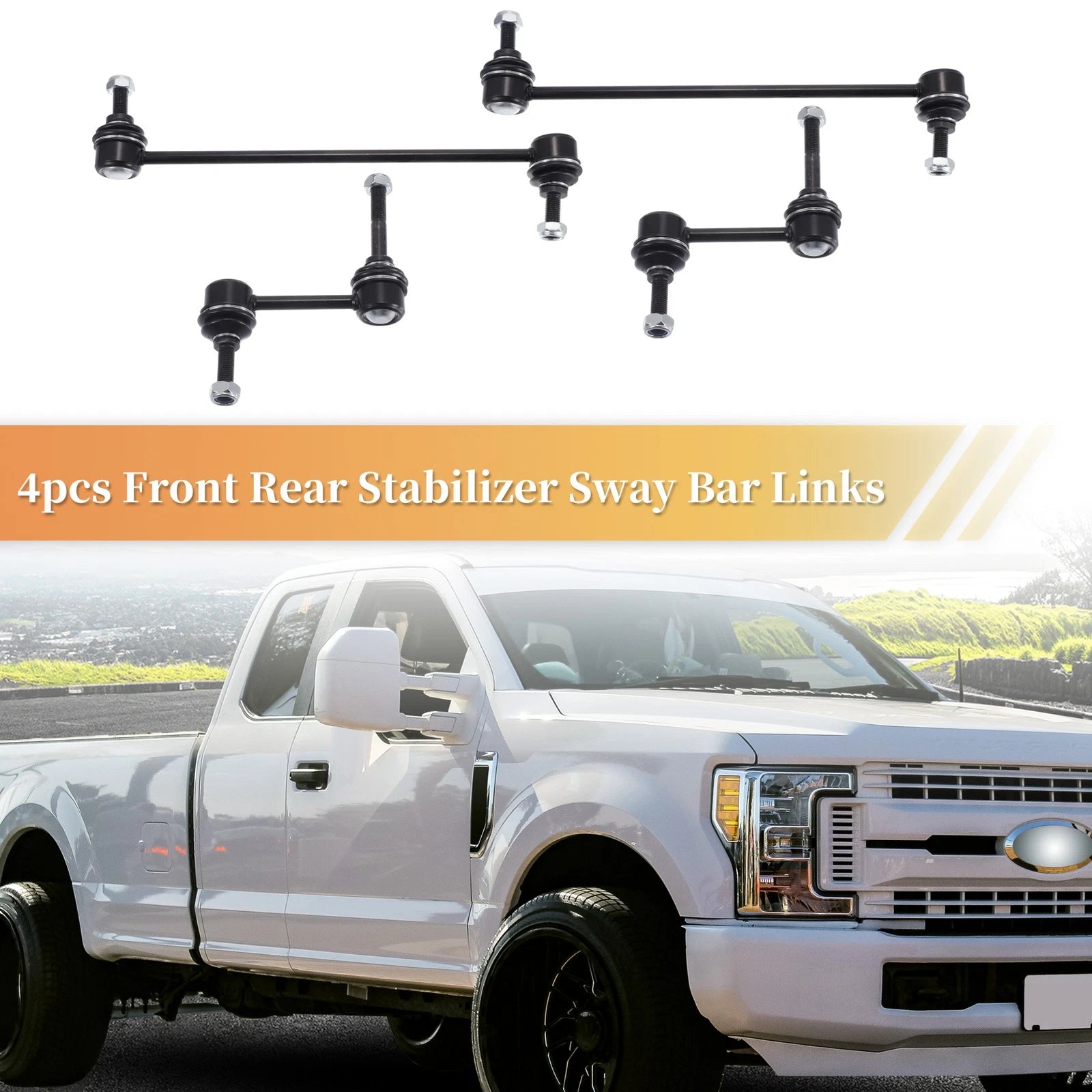 4pc Front Rear Stabilizer Sway Bar Link Kit for Ford Escape Mazda Tribute (2001–2011)
