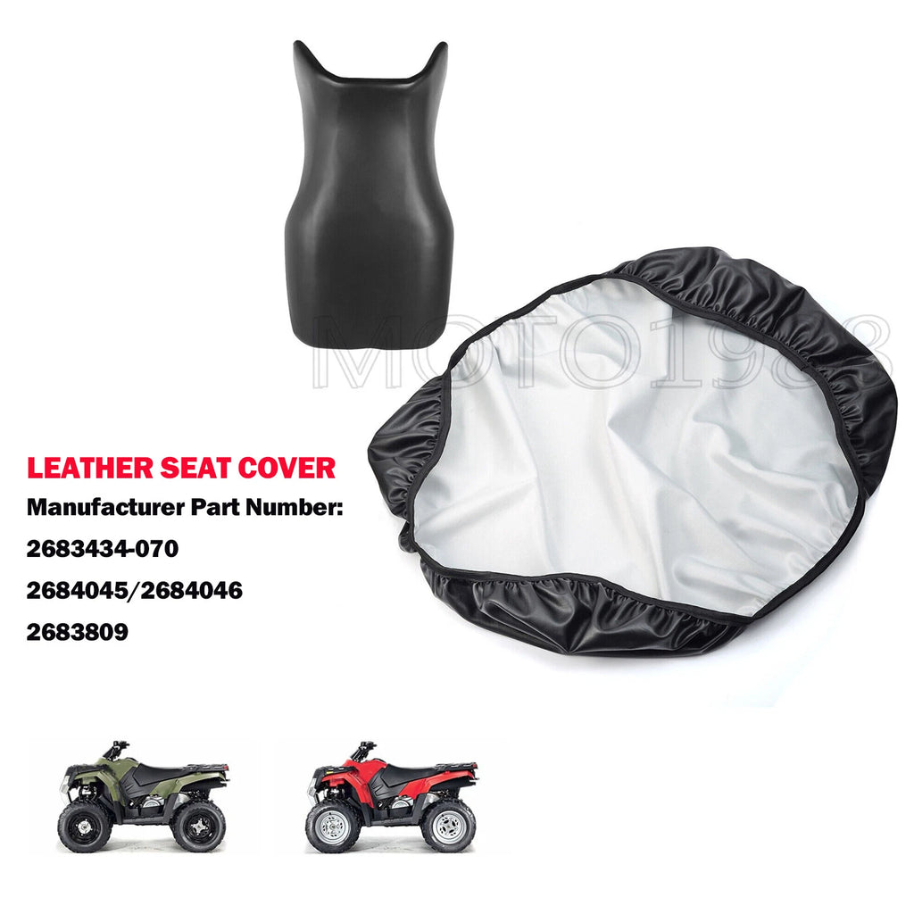 Leather Seat Cover for Polaris Sportsman ATV 400 450 500 600 700 800 (MV7 Hawkeye)