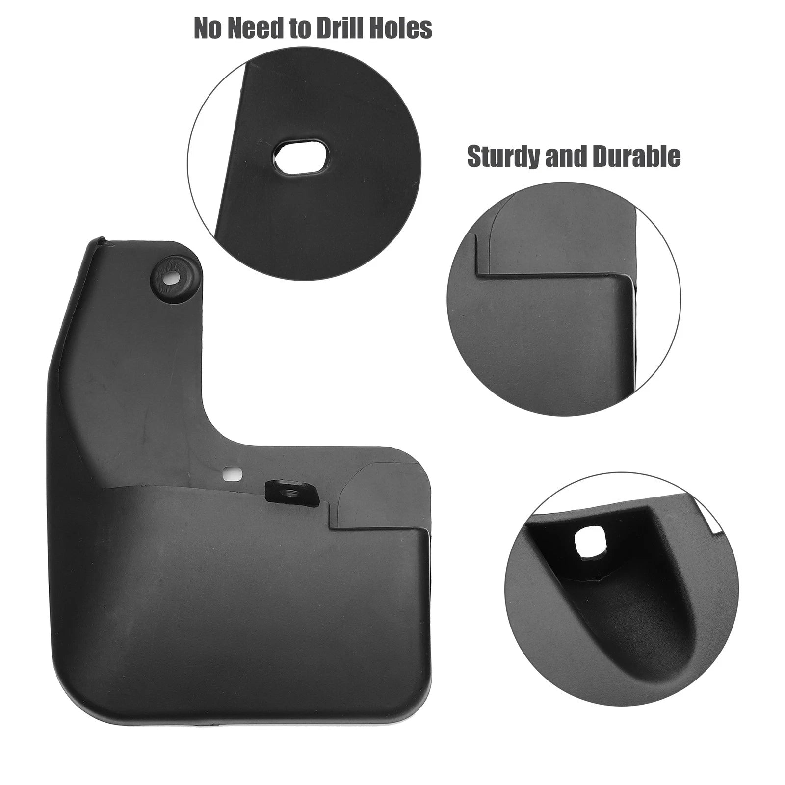 Front Rear Mud Flaps Splash Guards Replacement for Toyota RAV4 (2016–2018)