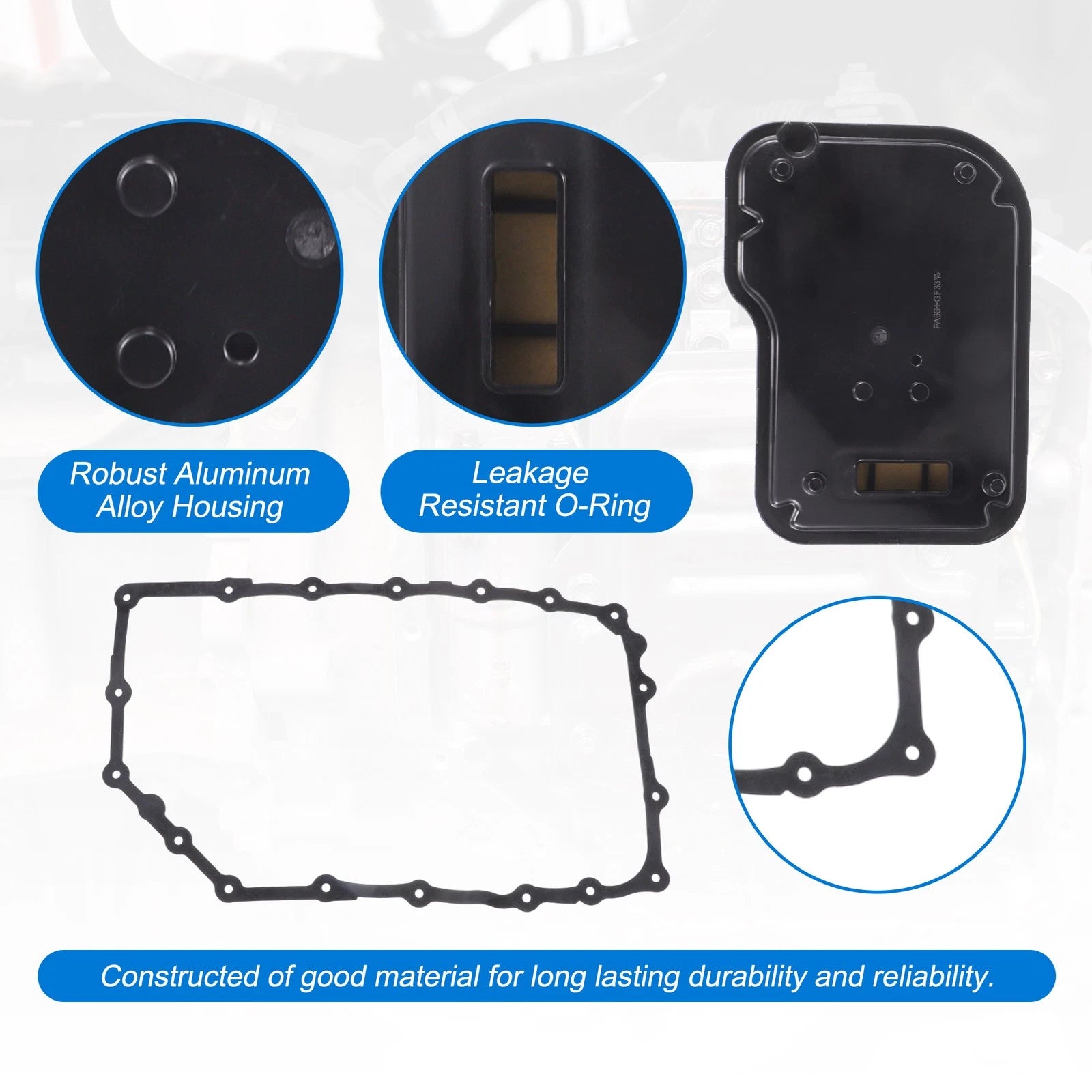 Transmission Filter Oil Pan Gasket Kit for Chevrolet (2011–2019)