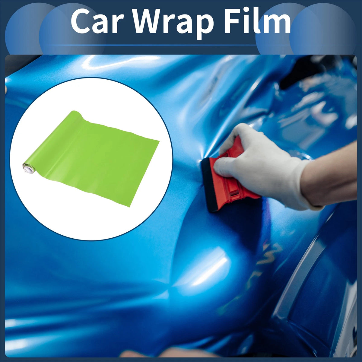 Matte Green Car Wrap Film for (1 ft x 59.84 in)