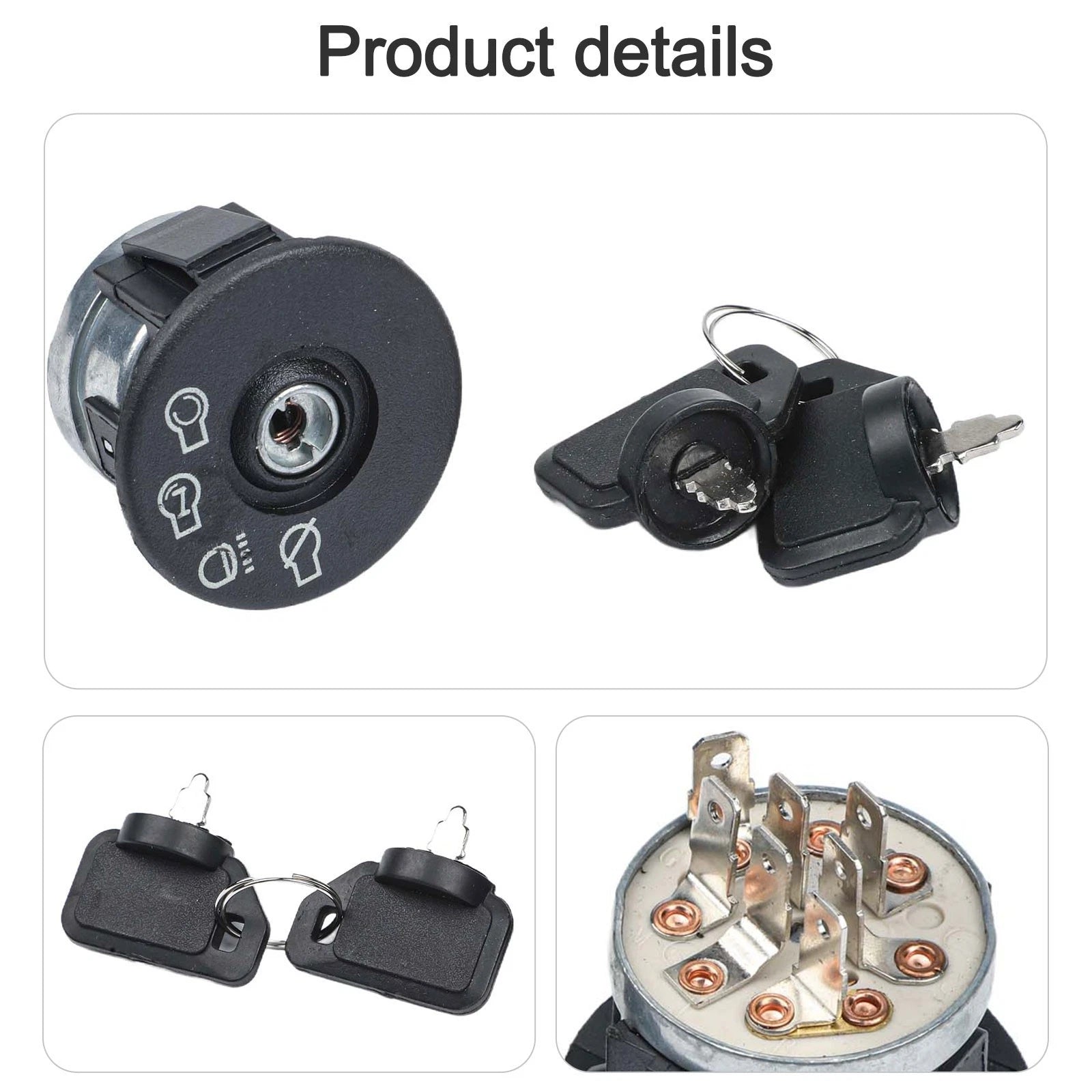 Ignition Switch with 7 Terminals for Model (01588300)