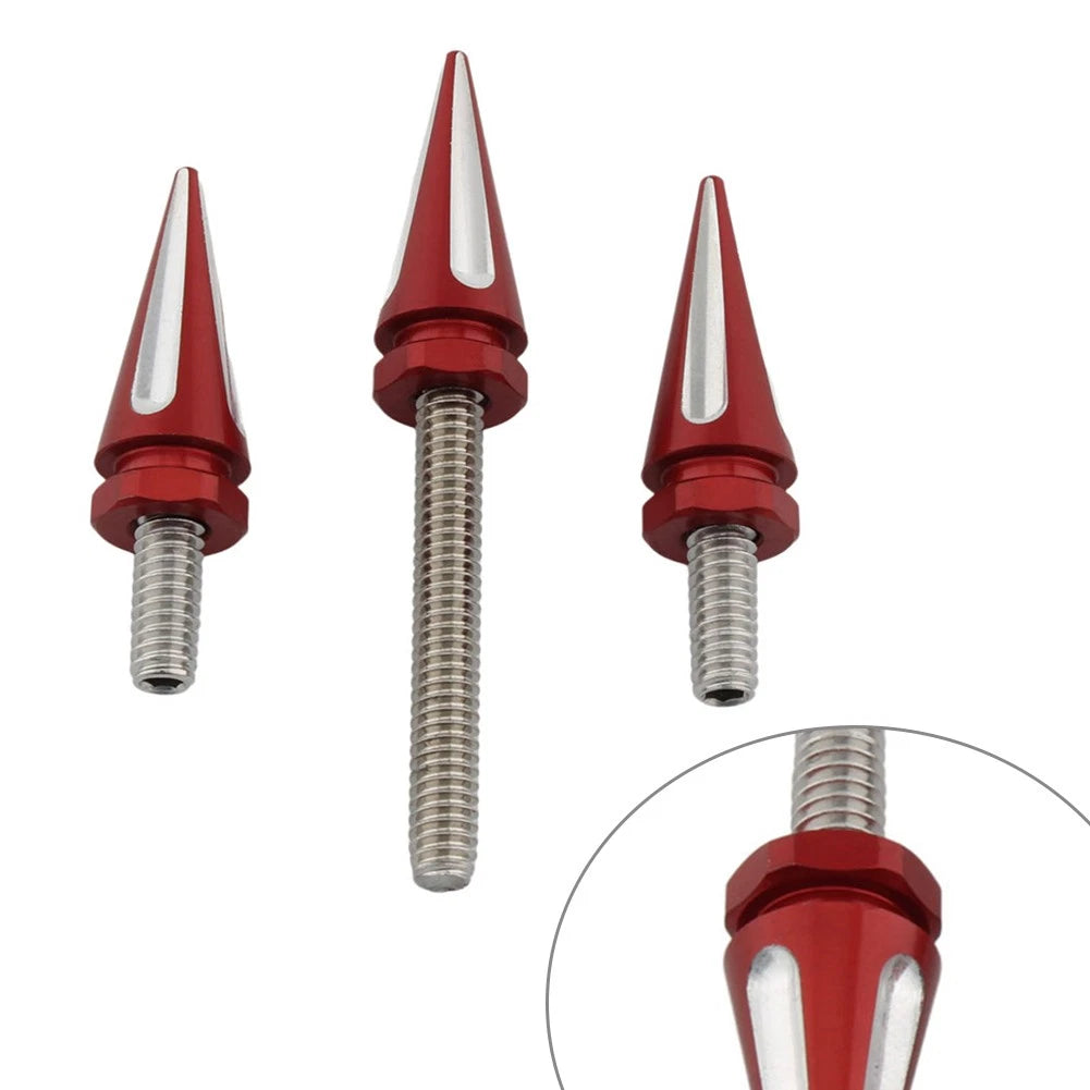 3PCS Red Windshield Trim Screw for Harley Electra Glide (2014–Present)