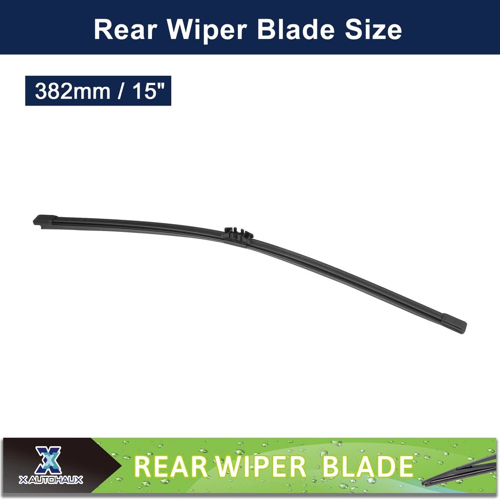 2pc Rear Windshield Wiper Blade Set for Ford Edge 2016–2021 BMW X5 2007–2013