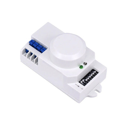 5GHz Microwave Motion Sensor Switch with Adjustable Delay and 360 Detection