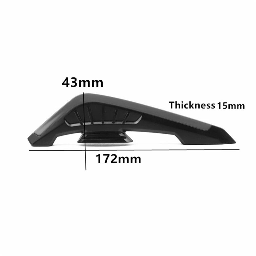 2Pc Front Side Aerodynamic Spoilers for Motorcycle (LED)
