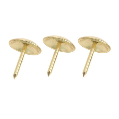 100Pcs Gold Upholstery Nails for Furniture