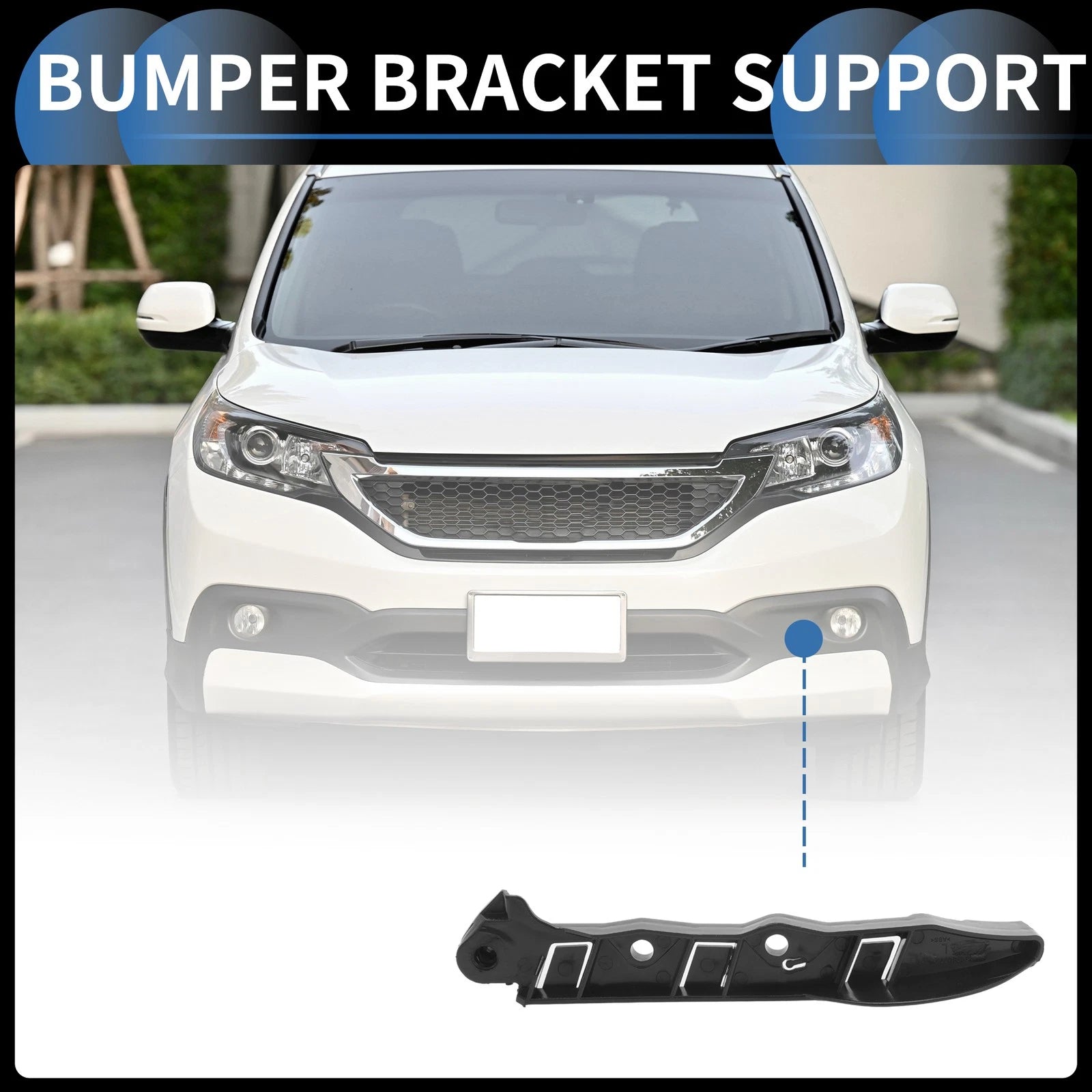 Right Front Bumper Retainer Bracket Replacement for BMW 550i (2008–2010)
