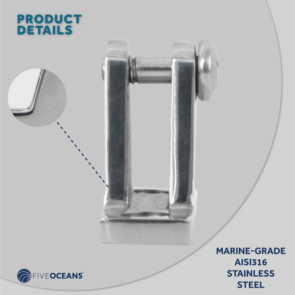 Bimini Top Hardware 90 Degree Deck Hinge with Screw Pin for Marine Use