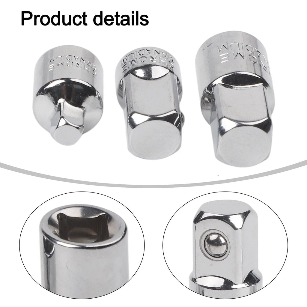 3X Socket Adapter Set for Diverse Mechanical Applications
