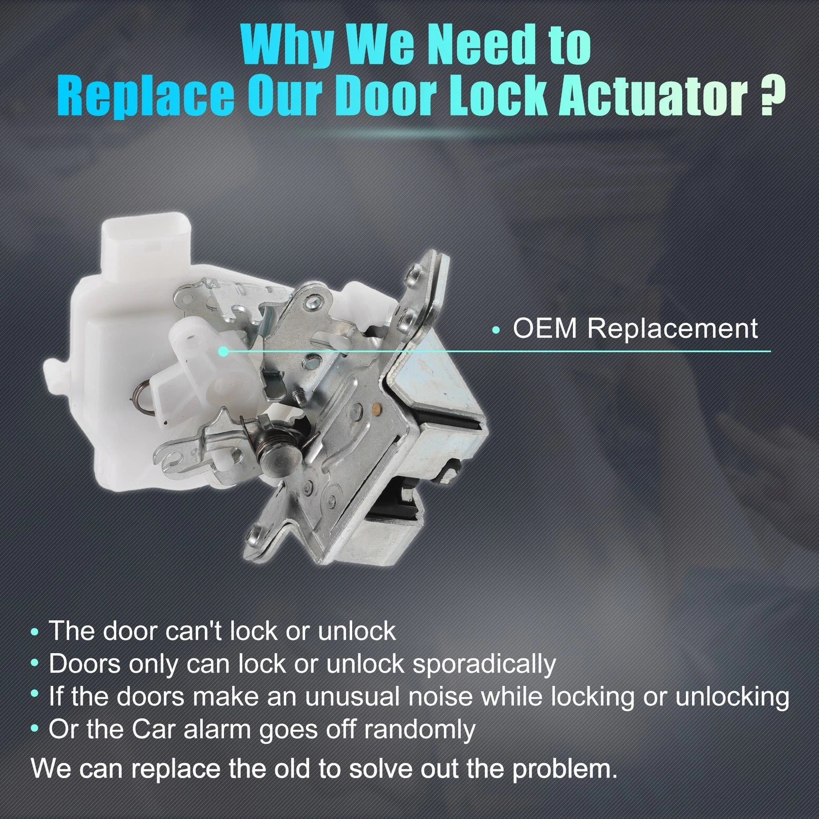 Rear Liftgate Door Lock Actuator Motor for Toyota Matrix (2009–2013)