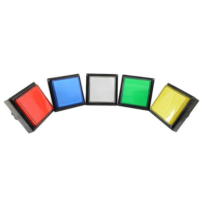 Illuminated LED Push Button for Arcade Games (51mm x 51mm)