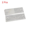 Trailer Reflector 2 Piece White Rectangle Self Adhesive for Car Trailer (145–45mm) (OEM) (2005–2018)