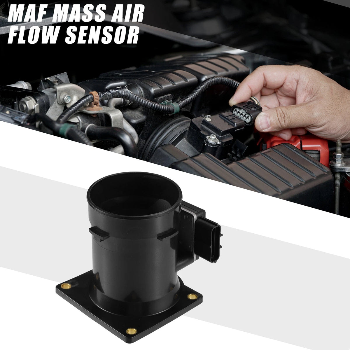 MAF Mass Air Flow Sensor Assembly No. 1L2F-12B579-BA for Ford F-150 (2004–2007)