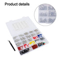500 Piece Connector Pin Assortment with Easy Removal Features