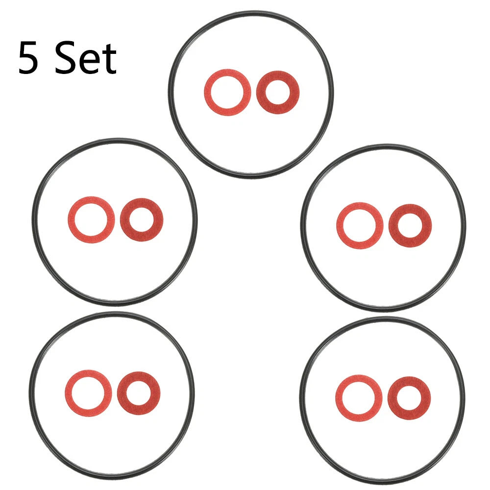 Set of 5 Carburetor Float Bowl Gasket Washers for Honda GX240 GX270 GX340 GX390