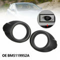 Fog Light Covers for Ford (2012–2014) - 1 Pair, Black Bumper