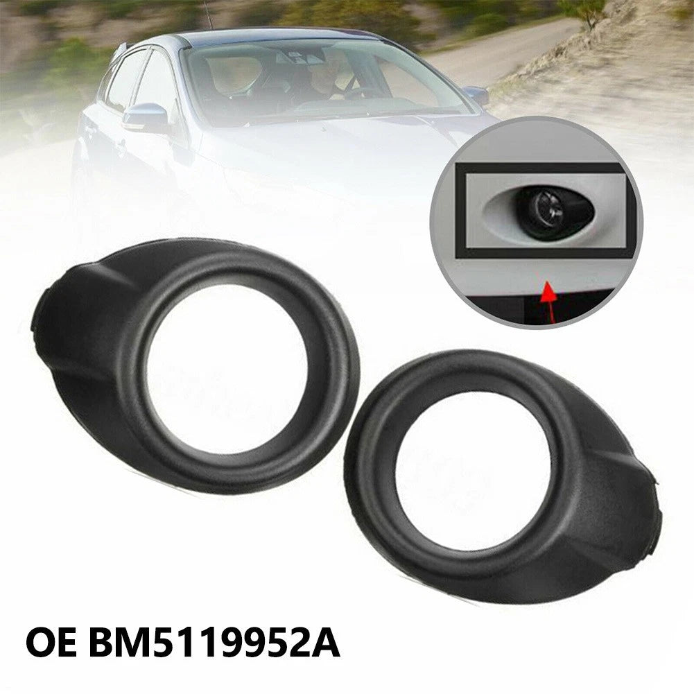 Fog Light Covers for Ford (2012–2014) - 1 Pair, Black Bumper