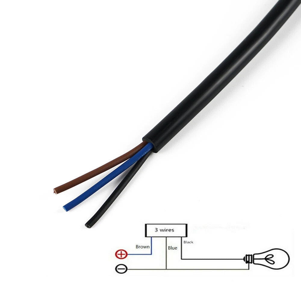 LED Handlebar Clamp Switch for Motorcycle (12V)