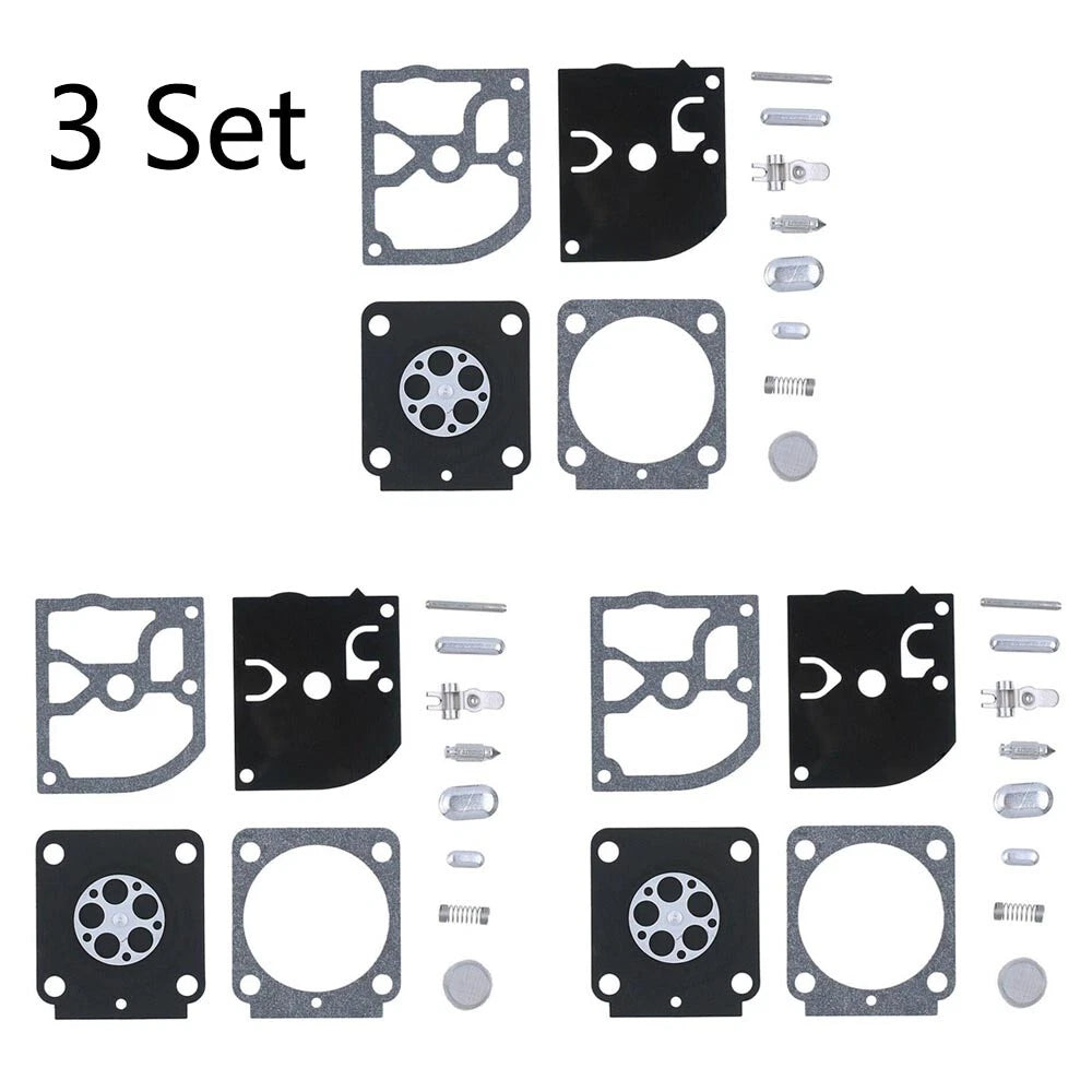 Set of 3 Carburetor Repair Kits for Stihl MS171 MS181 MS201 MS211 (RB-99 RB99)