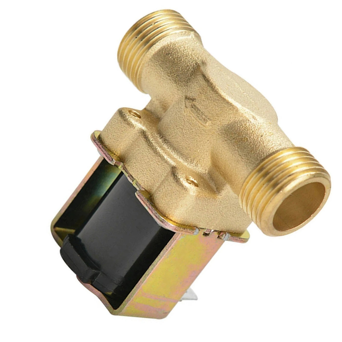 Brass Electric Solenoid Valve 1/2" DC12V for Water System (0-40°C)