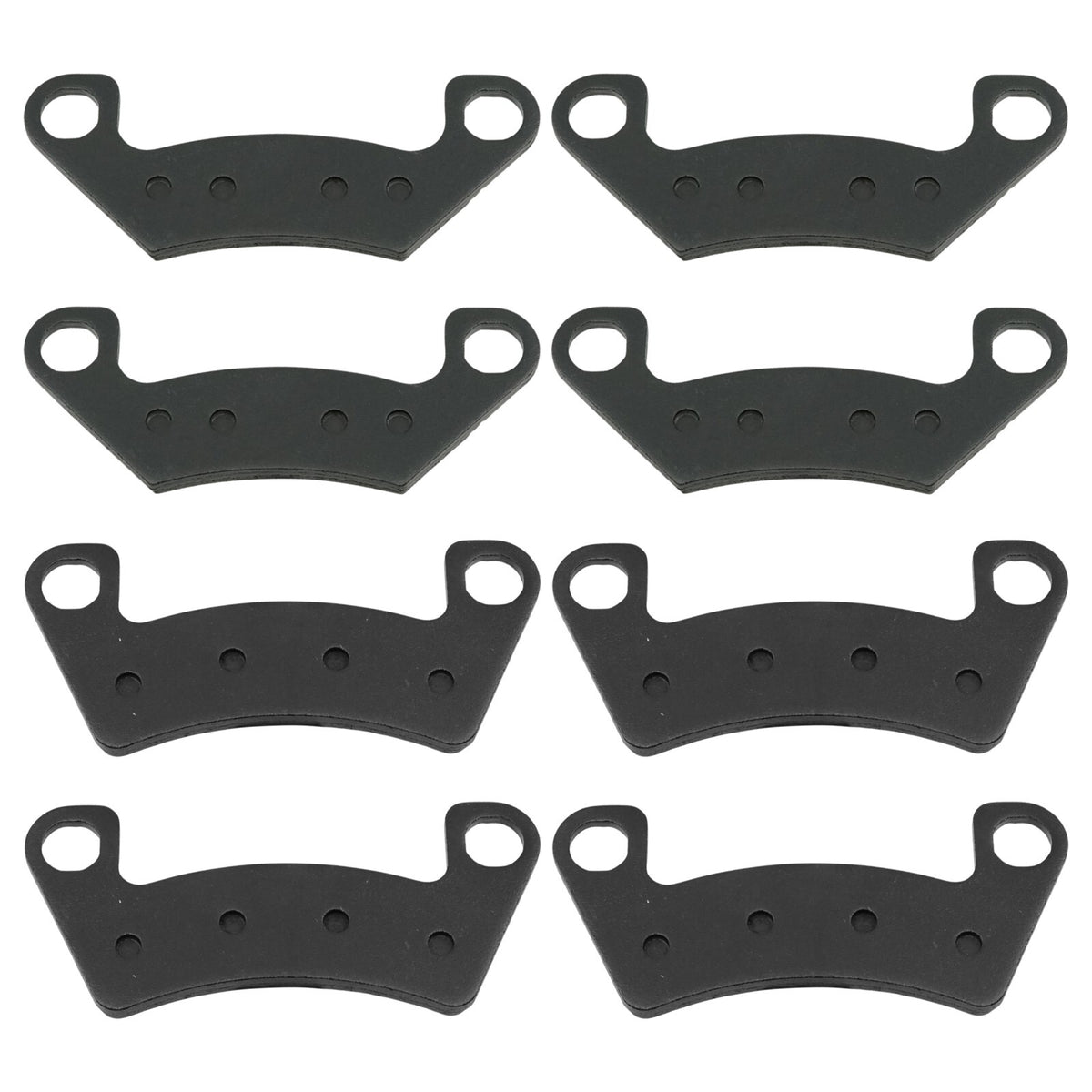 Brake Pads Front and Rear Replacement Set for John Deere AUC19655 (2005–2015)