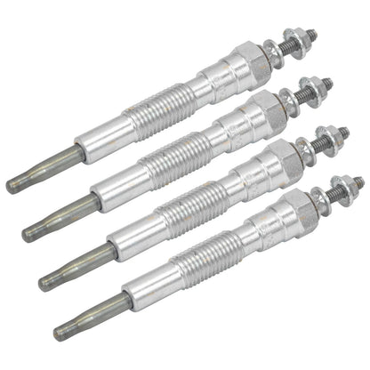 Set of 4 Glow Plugs for Mazda B2500 UN Turbo Diesel (2000–2006)