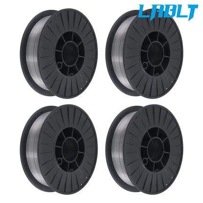 Set of 4 LABLT E71T-11 Welding Wire 0.03"/0.8mm Mild Steel 10 lb Each