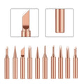 10pcs Soldering Tips for 900MT Soldering Station (Multiple Shapes)