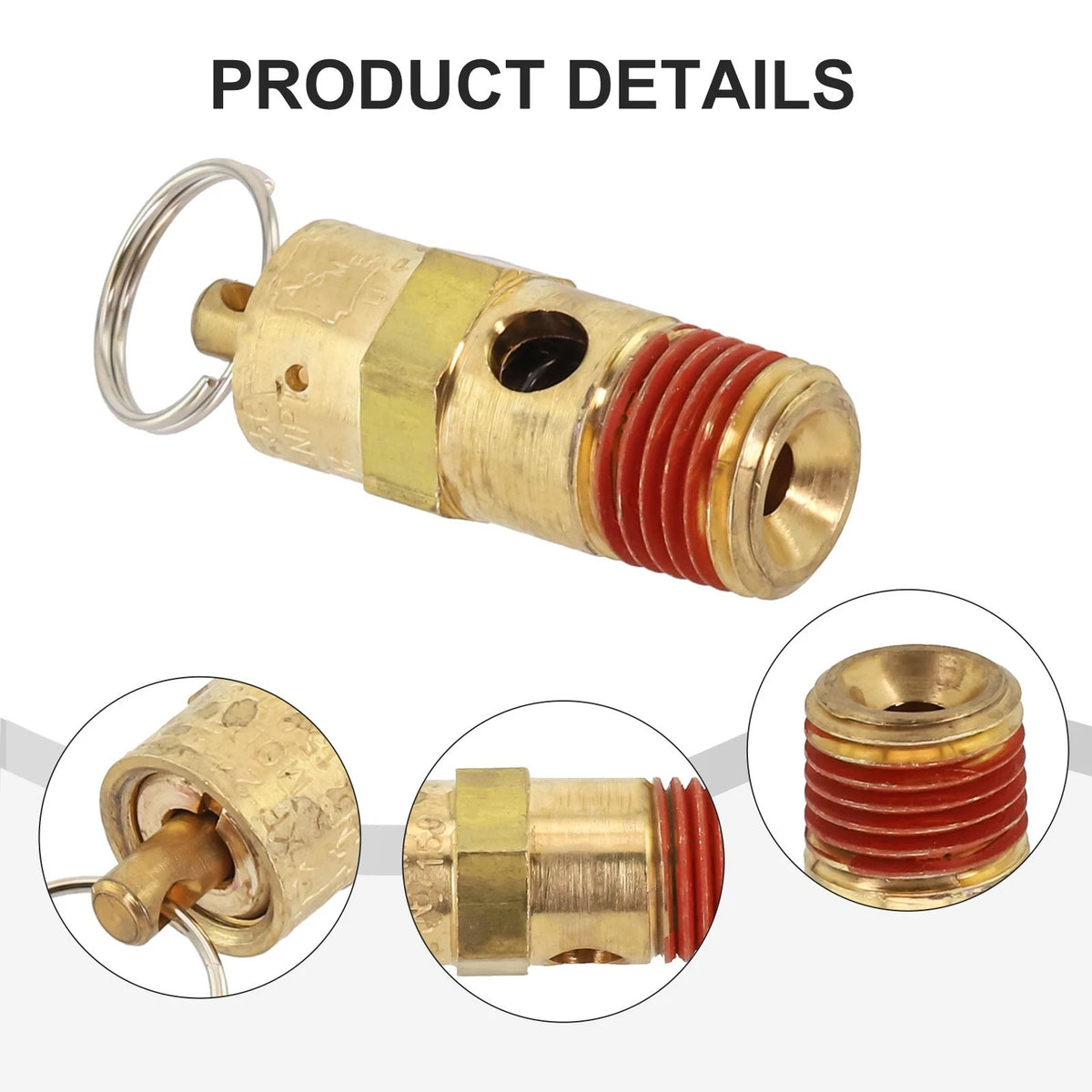 Brass Safety Valve for Air Compressor