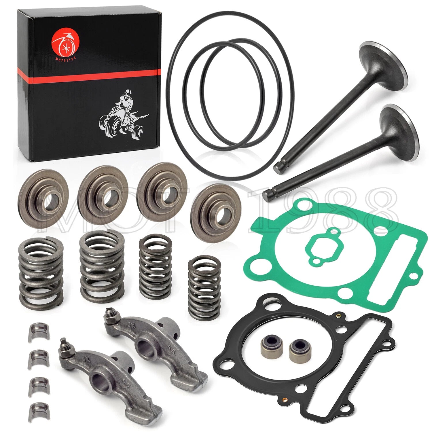 Rocker Arm & Valve Kit for Yamaha 350 Warrior Raptor Grizzly (1995–2006)