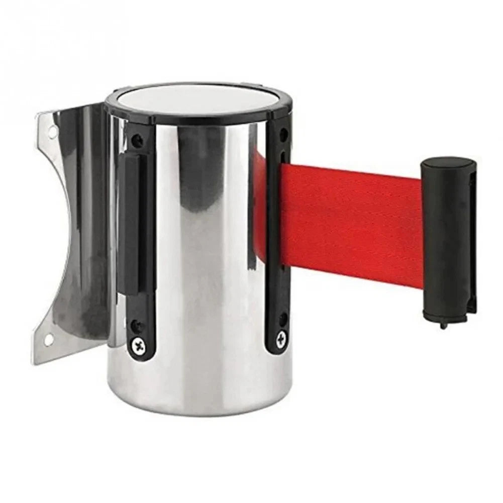 Stainless Steel Retractable Queue Barrier for Universal Use (1pc)