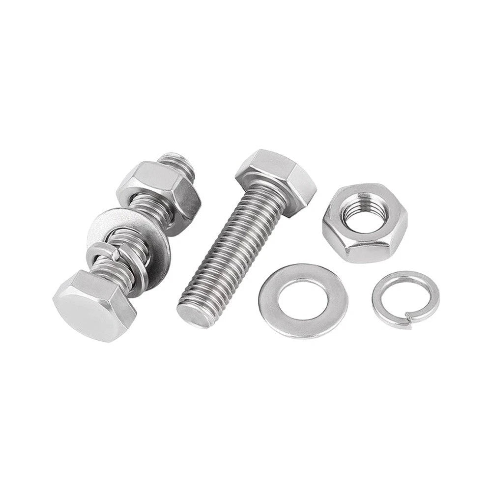 Stainless Steel Hex Bolt Nut Kit for M6 (Outdoor Indoor)