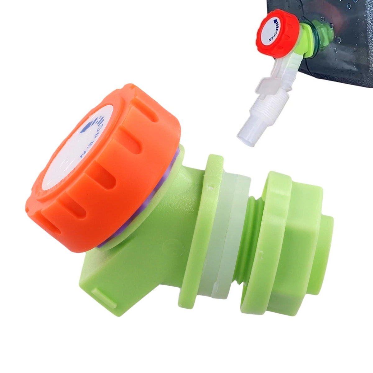 Leak Proof Plastic Knob Faucet for Juice Bottles and Water Containers