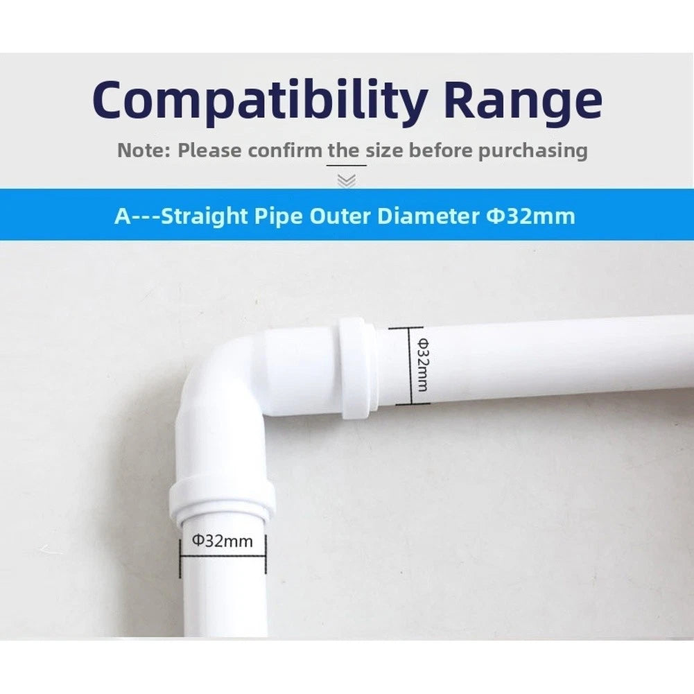 32mm Tool Less Right Angle Quick Connect Fitting for Standard Pipe Size