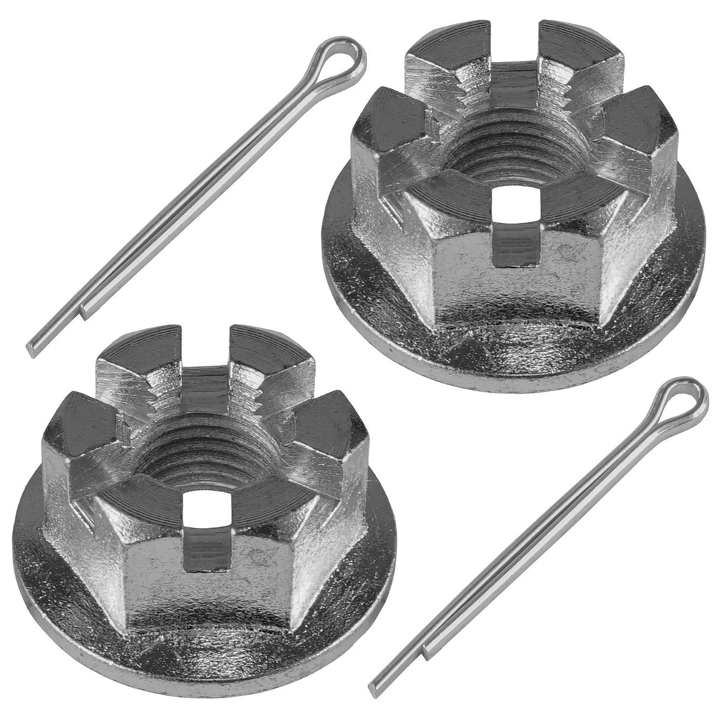 Front Axle Castle Nut Set with Split Pin for Honda TRX700XX (2008–2009)