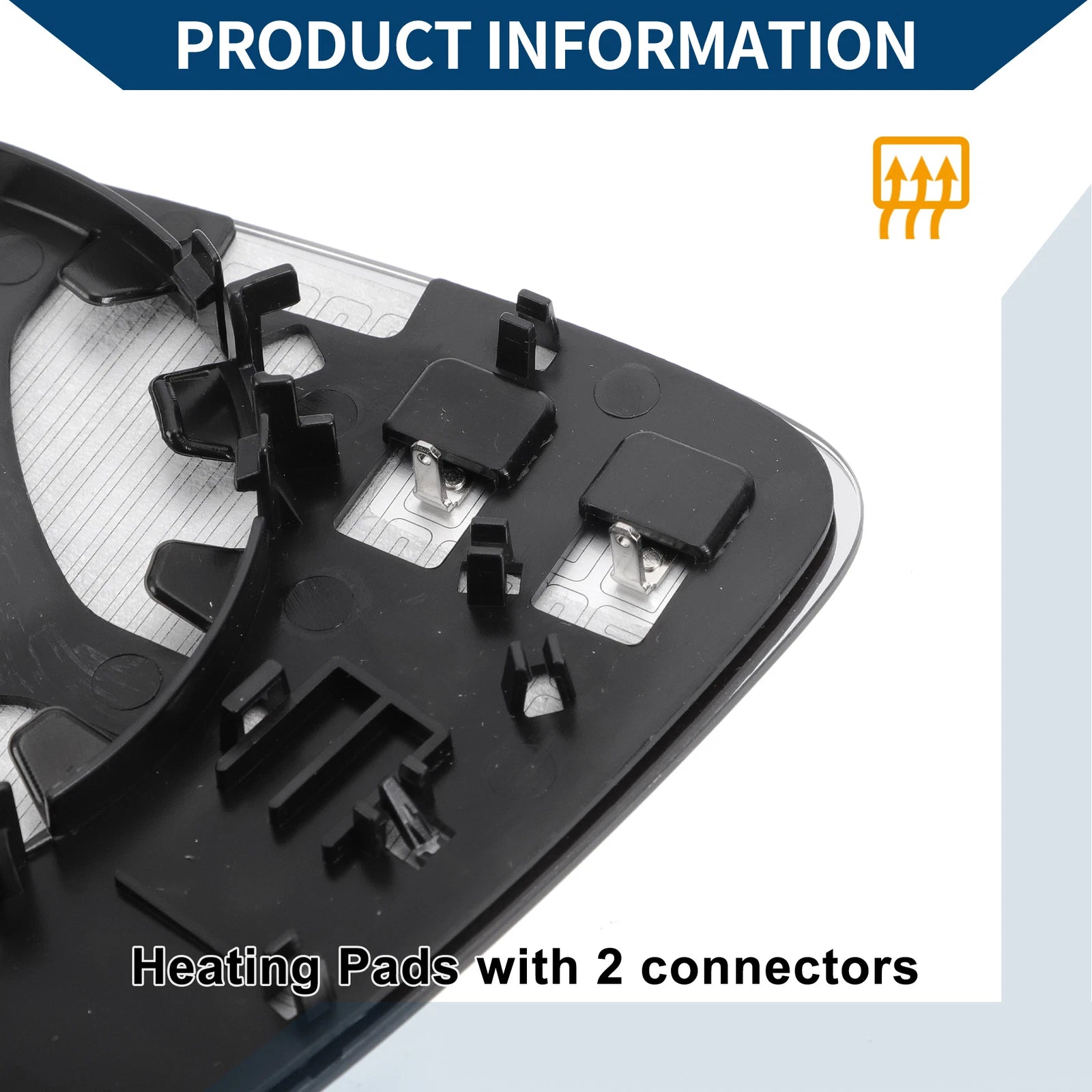 Heated Right Side Mirror Glass for VW Beetle (2011–2020)
